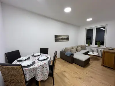 Część wypoczynkowa w obiekcie ApartmentsByMatyrafa-I