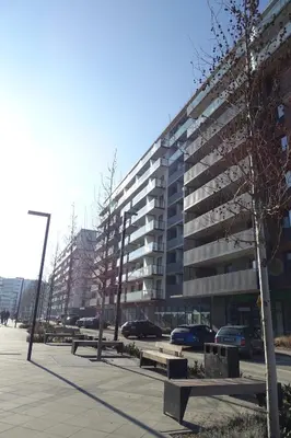Budynek, w którym mieści się apartament