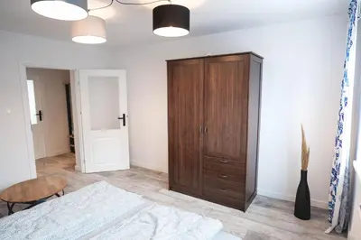 Łóżko lub łóżka w pokoju w obiekcie Z widokiem na Zamek
