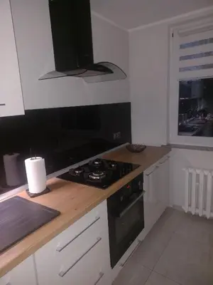 Kuchnia lub aneks kuchenny w obiekcie Apartament w centrum Raciborza