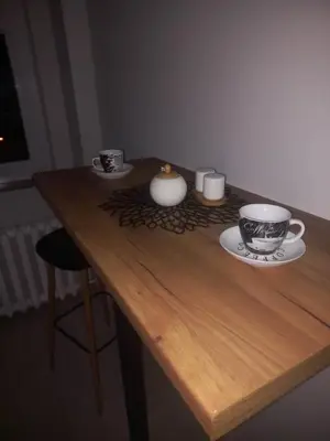Zestaw do parzenia kawy i herbaty w obiekcie Apartament w centrum Raciborza