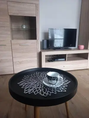 Telewizja i/lub zestaw kina domowego w obiekcie Apartament w centrum Raciborza
