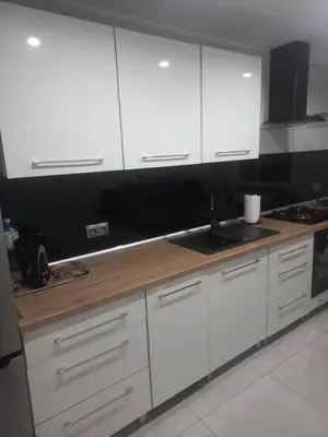 Kuchnia lub aneks kuchenny w obiekcie Apartament w centrum Raciborza