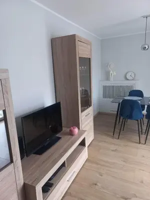 Telewizja i/lub zestaw kina domowego w obiekcie Apartament w centrum Raciborza