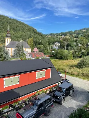 Widok na góry z tego apartamentu