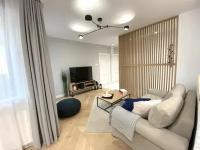 Telewizja i/lub zestaw kina domowego w obiekcie MyCherry - Old Town Apartment - Więzienna 21C