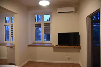 Telewizja i/lub zestaw kina domowego w obiekcie Apartament Dworcowa