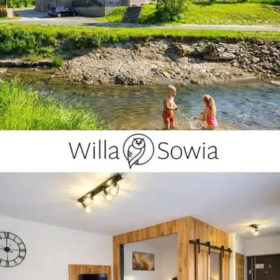 Willa Sowia nowe apartamenty z zachwycającym widokiem na góry i potok