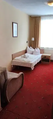 Łóżko lub łóżka w pokoju w obiekcie Wpadnij do Zosi - przy wyciągu