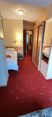 Łóżko lub łóżka w pokoju w obiekcie Wpadnij do Zosi - przy wyciągu