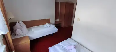 Łóżko lub łóżka w pokoju w obiekcie Wpadnij do Zosi - przy wyciągu