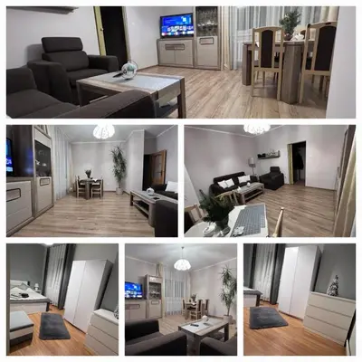 Telewizja i/lub zestaw kina domowego w obiekcie Apartament pod Góralką