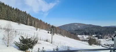 Widok na góry z tego apartamentu