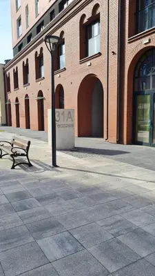 Plan piętra w obiekcie Mieszkanie w nowoczesnym Halo Apartament w centrum
