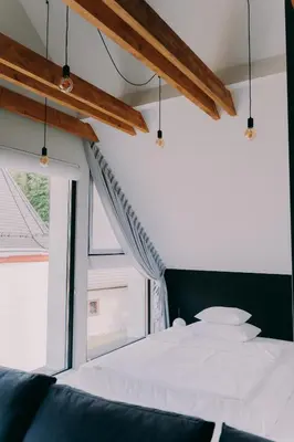 Łóżko lub łóżka w pokoju w obiekcie Anaberg