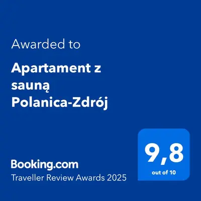 Certyfikat, podpis lub inny dokument wystawiony w obiekcie Apartament z sauną ART