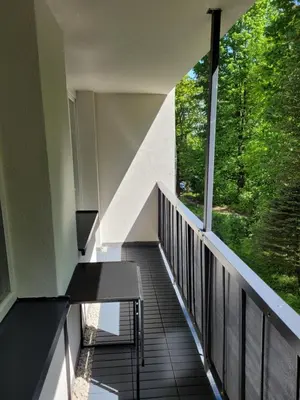 Balkon lub taras w obiekcie Apartament z sauną ART