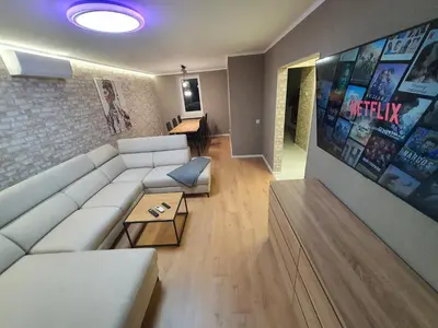 Część wypoczynkowa w obiekcie JDK Apartamenty Legionów 74m2 8-osobowy