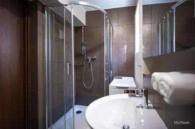 Łazienka w obiekcie Apartament na deptaku z klimatyzacją, MyWeek