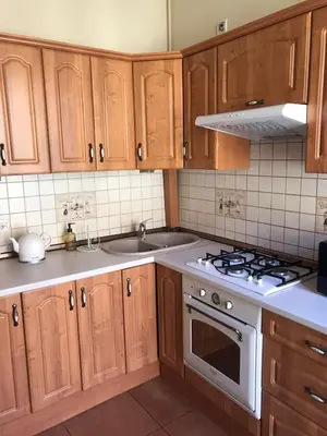 Kuchnia lub aneks kuchenny w obiekcie Stylowy apartament w centrum