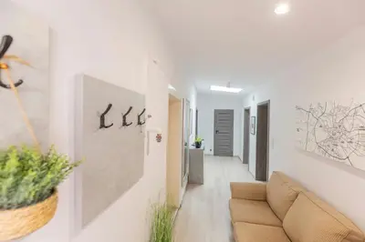 Część wypoczynkowa w obiekcie WOLSKA APARTMENT 80m2 - 7 people, 3 rooms