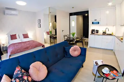 Kuchnia lub aneks kuchenny w obiekcie Cherub Apartment