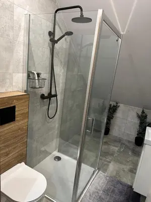 Łazienka w obiekcie Apartament nad Jeziorem