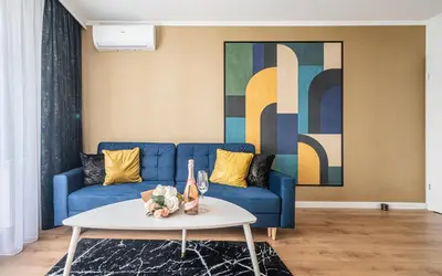 Część wypoczynkowa w obiekcie APARTMENT 24H WITH FREE GARAGE AND AC Jagiełły 5