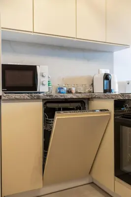 Kuchnia lub aneks kuchenny w obiekcie LOTTE Apartment - parking podziemny, osiedle strzeżone