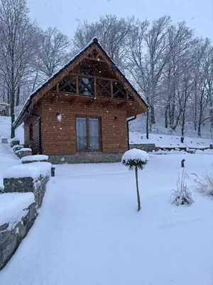 Obiekt Domek w Górach Bardzkich zimą