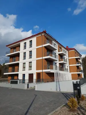 Budynek, w którym mieści się apartament