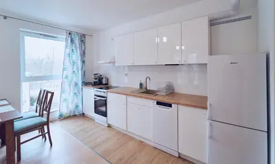 Kuchnia lub aneks kuchenny w obiekcie Marel-Apartment Willa Fonte - apartament 8