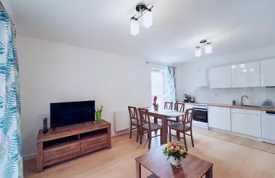 Kuchnia lub aneks kuchenny w obiekcie Marel-Apartment Willa Fonte - apartament 8