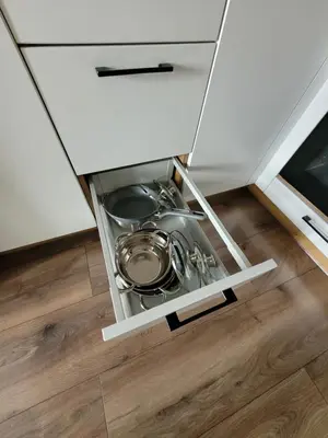 Kuchnia lub aneks kuchenny w obiekcie Apartament Stadion
