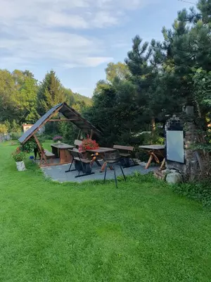 Ogród w obiekcie Agroturystyka Świerki