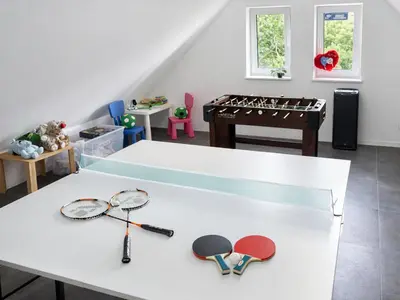 Tenis stołowy w obiekcie Willa Sowia nowe apartamenty nad górskim potokiem zachwycający widok na góry lub pobliżu