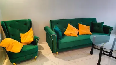 Część wypoczynkowa w obiekcie Apartament u Danusi