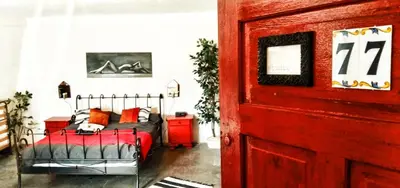 Część wypoczynkowa w obiekcie Studio77 LOFT 32m blisko Starego Rynku Walbrzych