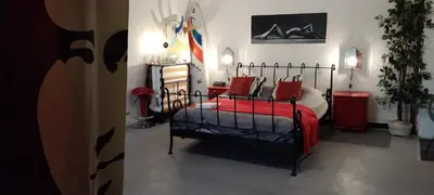 Łóżko lub łóżka w pokoju w obiekcie Studio77 LOFT 32m blisko Starego Rynku Walbrzych