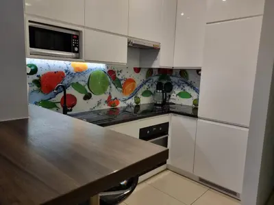 Kuchnia lub aneks kuchenny w obiekcie Apartament na obrzeżach Kalisza