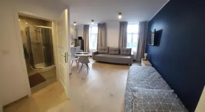 Część wypoczynkowa w obiekcie Apartamenty - Studio Gliwice II