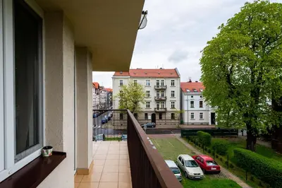 Budynek, w którym mieści się apartament