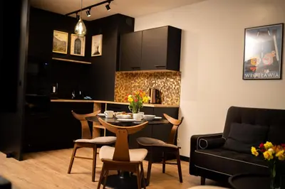Część wypoczynkowa w obiekcie Apartament No1 Wyszyńskiego