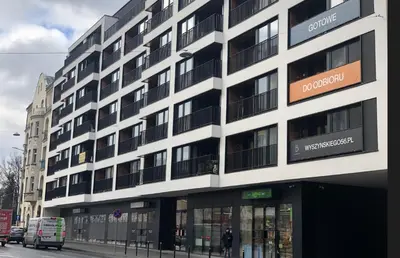 Budynek, w którym mieści się apartament