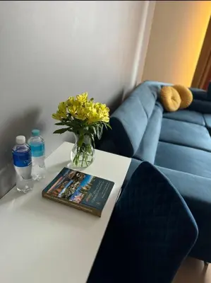 Część wypoczynkowa w obiekcie Dawna Mleczarnia Apartamenty FAMILIJNY