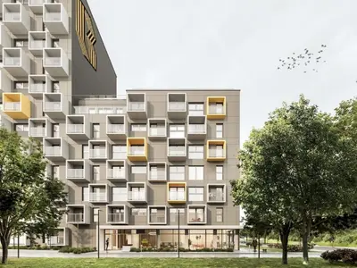 Budynek, w którym mieści się apartament