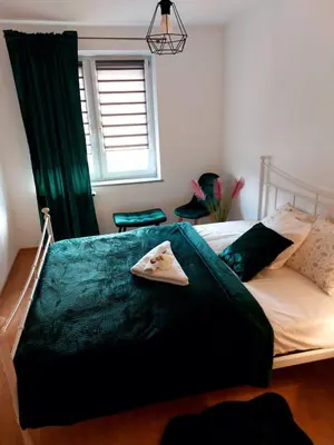 Łóżko lub łóżka w pokoju w obiekcie Apartament Mar&Mel