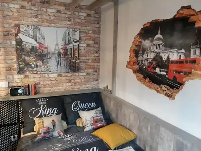 Część wypoczynkowa w obiekcie Olivia apartament przy deptaku