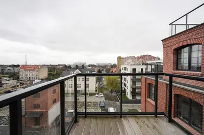 Balkon lub taras w obiekcie Młyn Wrocław 10/8