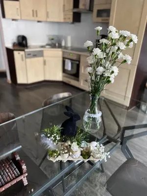 Kuchnia lub aneks kuchenny w obiekcie Apartament Przy Ratuszu